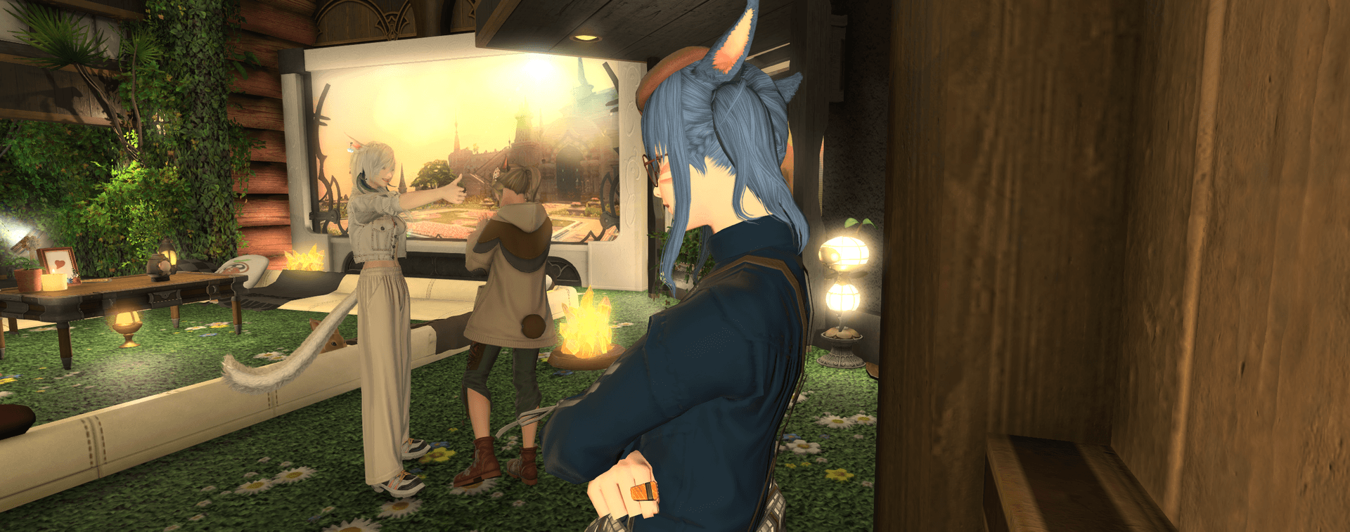 後方腕組らうら